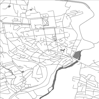 ROAD MAP OF ROMNY, UKRAINE BY MAPBAKES