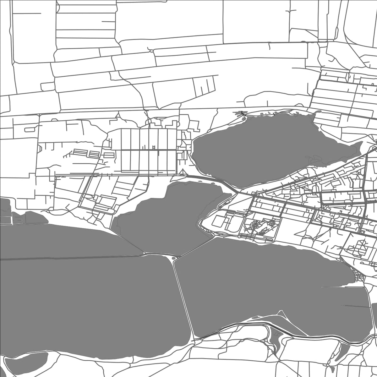 ROAD MAP OF SAKY, UKRAINE BY MAPBAKES