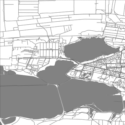 ROAD MAP OF SAKY, UKRAINE BY MAPBAKES