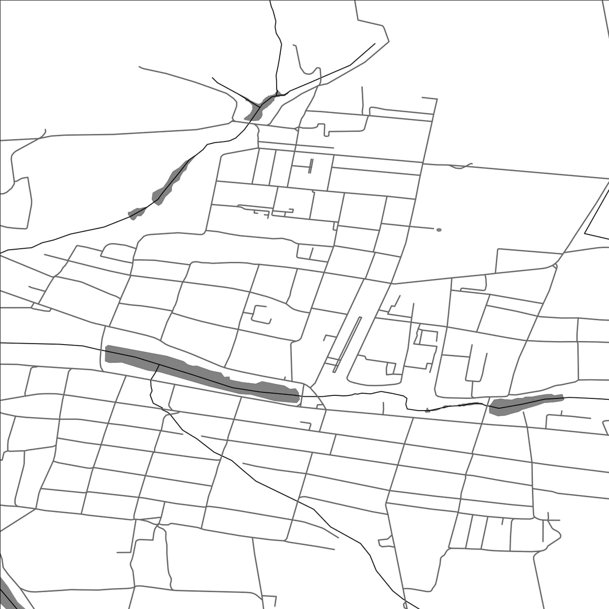 ROAD MAP OF SELYDOVE, UKRAINE BY MAPBAKES