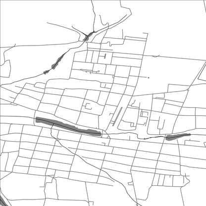 ROAD MAP OF SELYDOVE, UKRAINE BY MAPBAKES