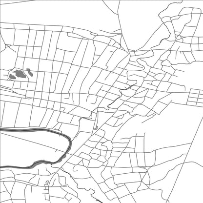 ROAD MAP OF SHYROKE, UKRAINE BY MAPBAKES