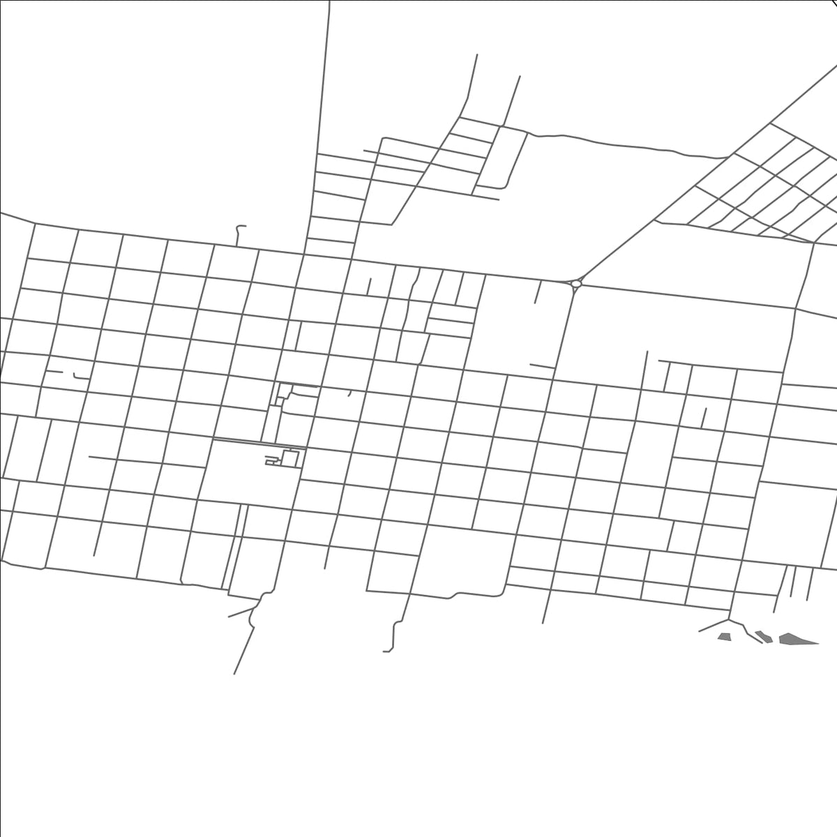 ROAD MAP OF SKADOVSK, UKRAINE BY MAPBAKES