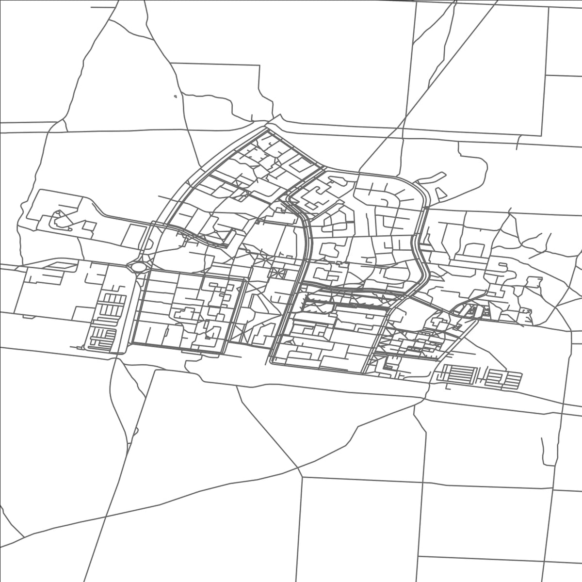 ROAD MAP OF SLAVUTYCH, UKRAINE BY MAPBAKES