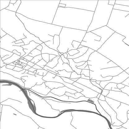 ROAD MAP OF SNIATYN, UKRAINE BY MAPBAKES