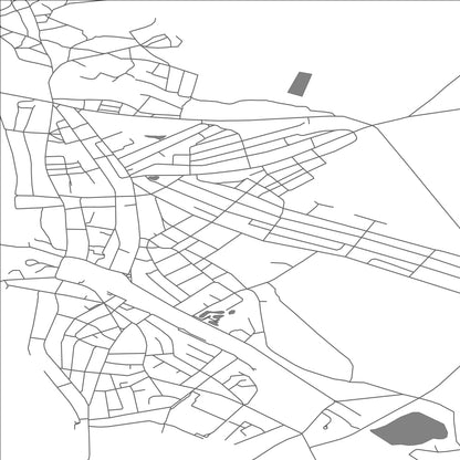 ROAD MAP OF SNOVSK, UKRAINE BY MAPBAKES