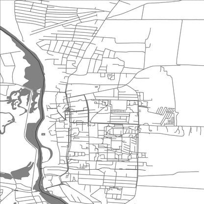 ROAD MAP OF SOKAL, UKRAINE BY MAPBAKES