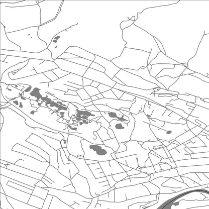 ROAD MAP OF SOLOTVYNO, UKRAINE BY MAPBAKES