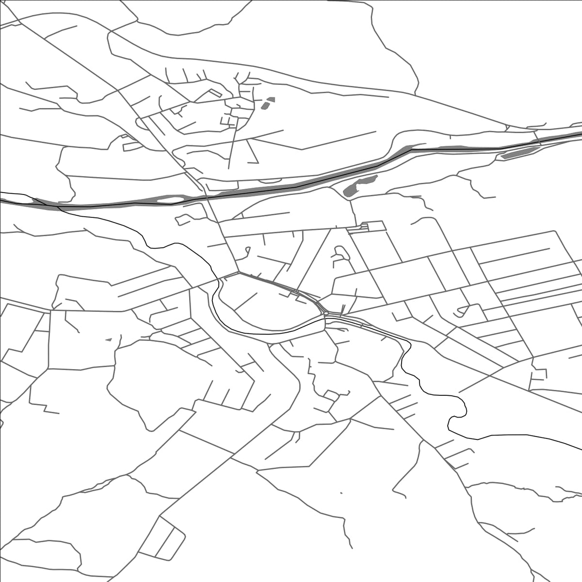 ROAD MAP OF SVALYAVA, UKRAINE BY MAPBAKES