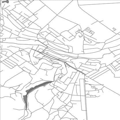 ROAD MAP OF TALNE, UKRAINE BY MAPBAKES