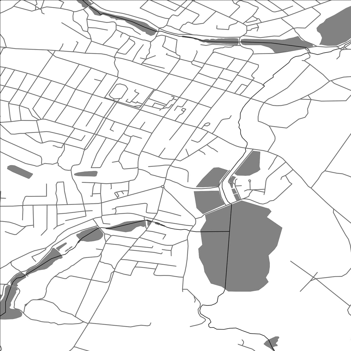 ROAD MAP OF TARASHCHA, UKRAINE BY MAPBAKES
