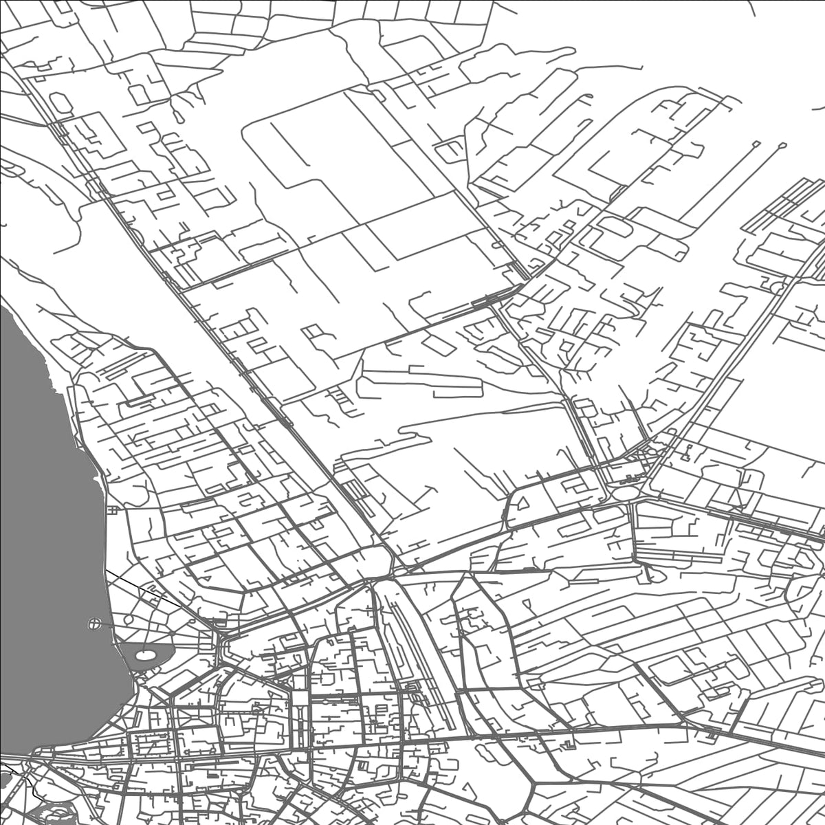 ROAD MAP OF TERNOPIL, UKRAINE BY MAPBAKES