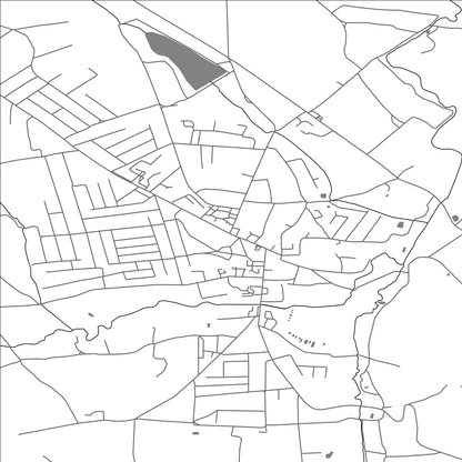ROAD MAP OF TLUMACH, UKRAINE BY MAPBAKES
