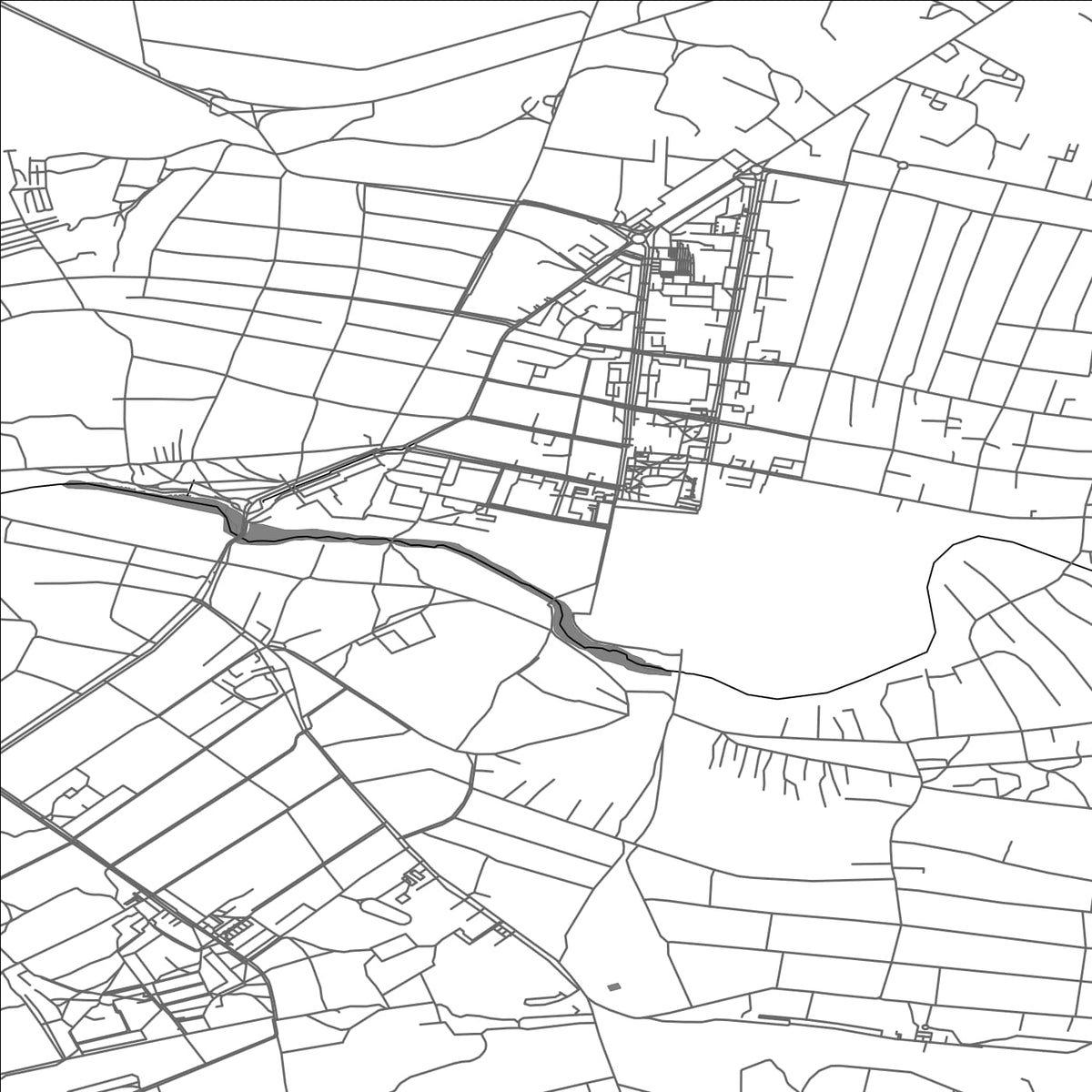 ROAD MAP OF TOKMAK, UKRAINE BY MAPBAKES