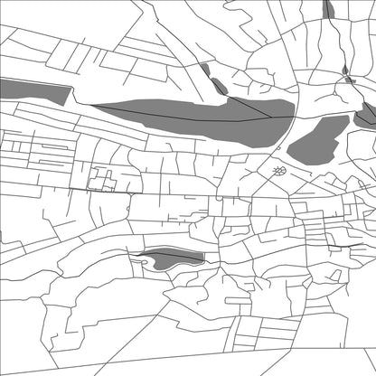 ROAD MAP OF TULCHYN, UKRAINE BY MAPBAKES