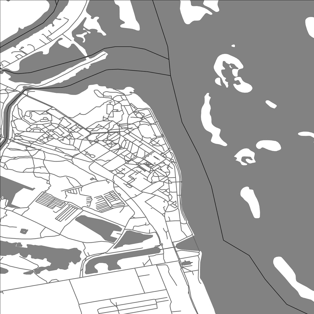 ROAD MAP OF UKRAINKA, UKRAINE BY MAPBAKES