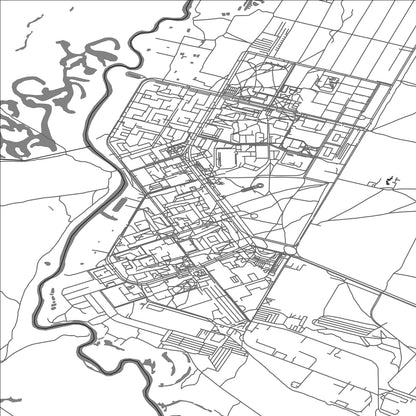 ROAD MAP OF VARASH, UKRAINE BY MAPBAKES