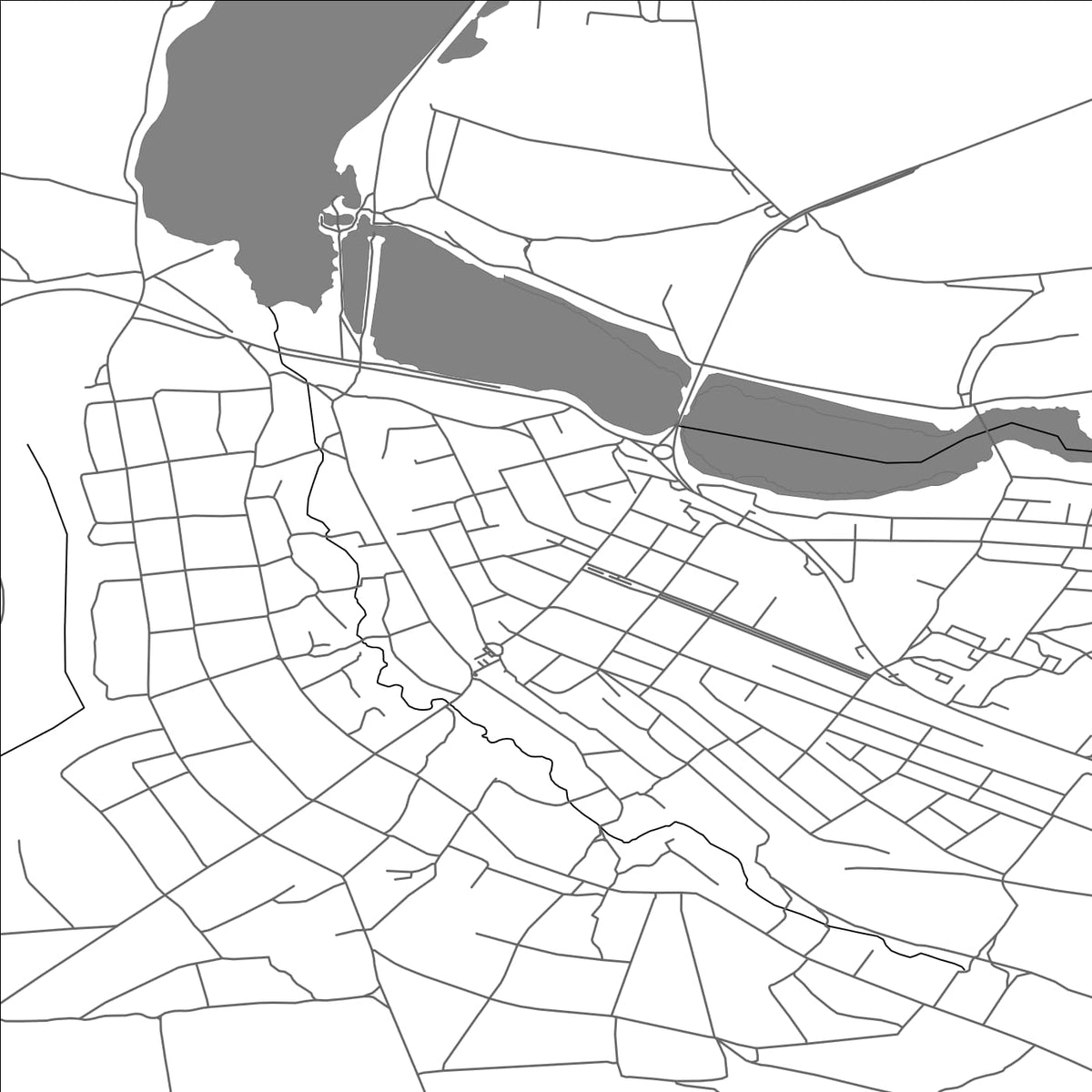 ROAD MAP OF VASYLIVKA, UKRAINE BY MAPBAKES
