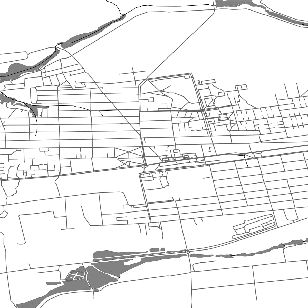ROAD MAP OF VIL'NYANS'K, UKRAINE BY MAPBAKES