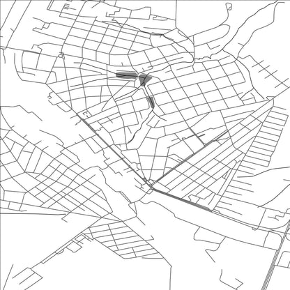 ROAD MAP OF VOLNOVAKHA, UKRAINE BY MAPBAKES