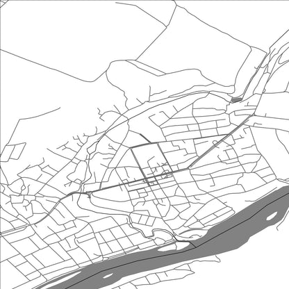 ROAD MAP OF YAMPIL, UKRAINE BY MAPBAKES