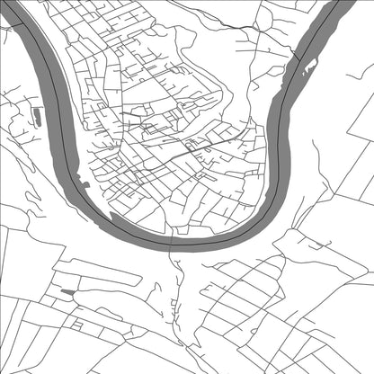 ROAD MAP OF ZALISHCHYKY, UKRAINE BY MAPBAKES