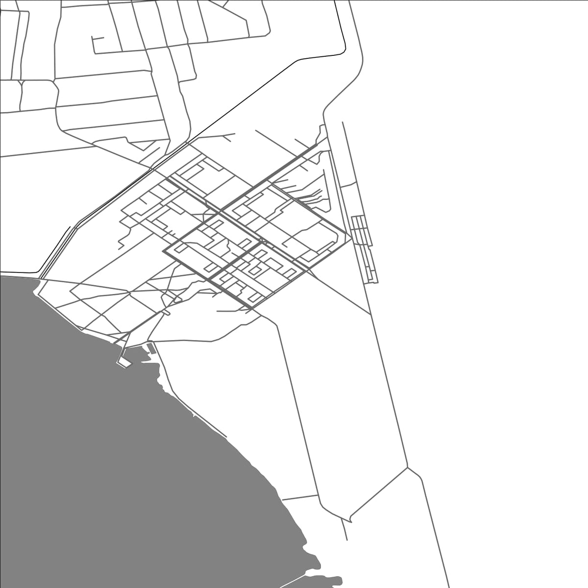 ROAD MAP OF ZELENODOLSK, UKRAINE BY MAPBAKES