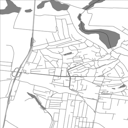 ROAD MAP OF ZHASHKIV, UKRAINE BY MAPBAKES