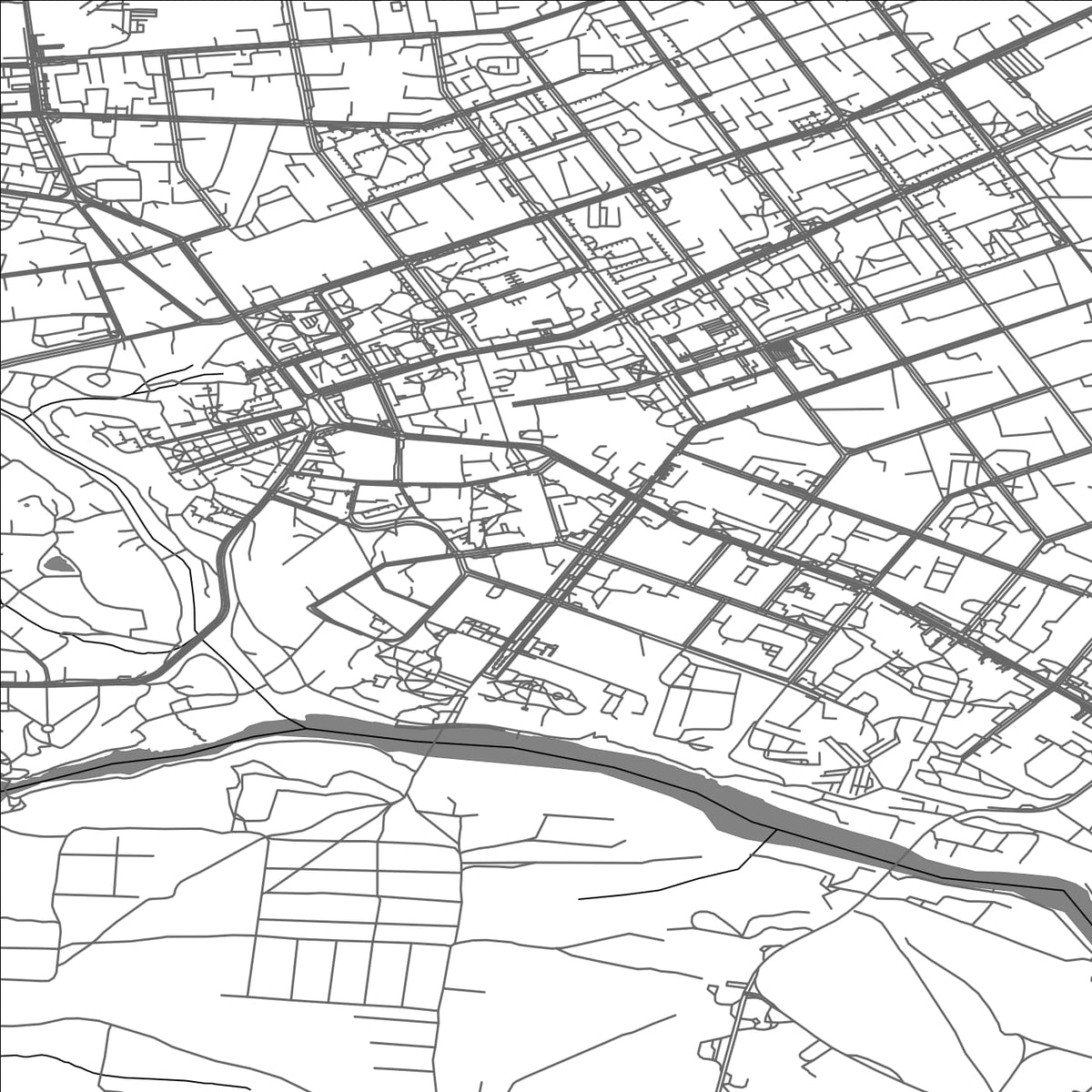 ROAD MAP OF ZHYTOMYR, UKRAINE BY MAPBAKES