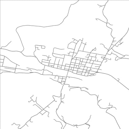 ROAD MAP OF ALDERSON, WEST VIRGINIA BY MAPBAKES