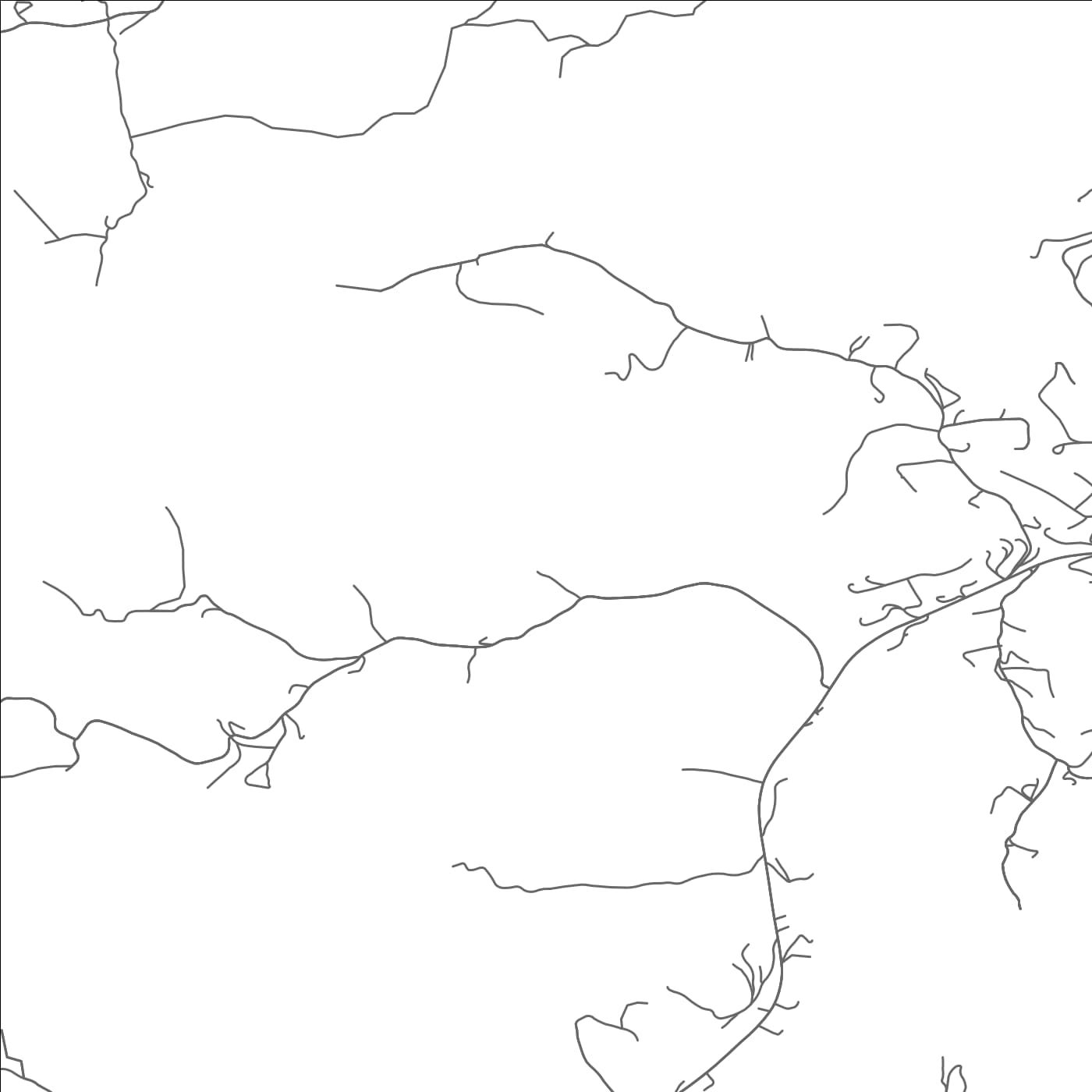 ROAD MAP OF ALUM CREEK, WEST VIRGINIA BY MAPBAKES