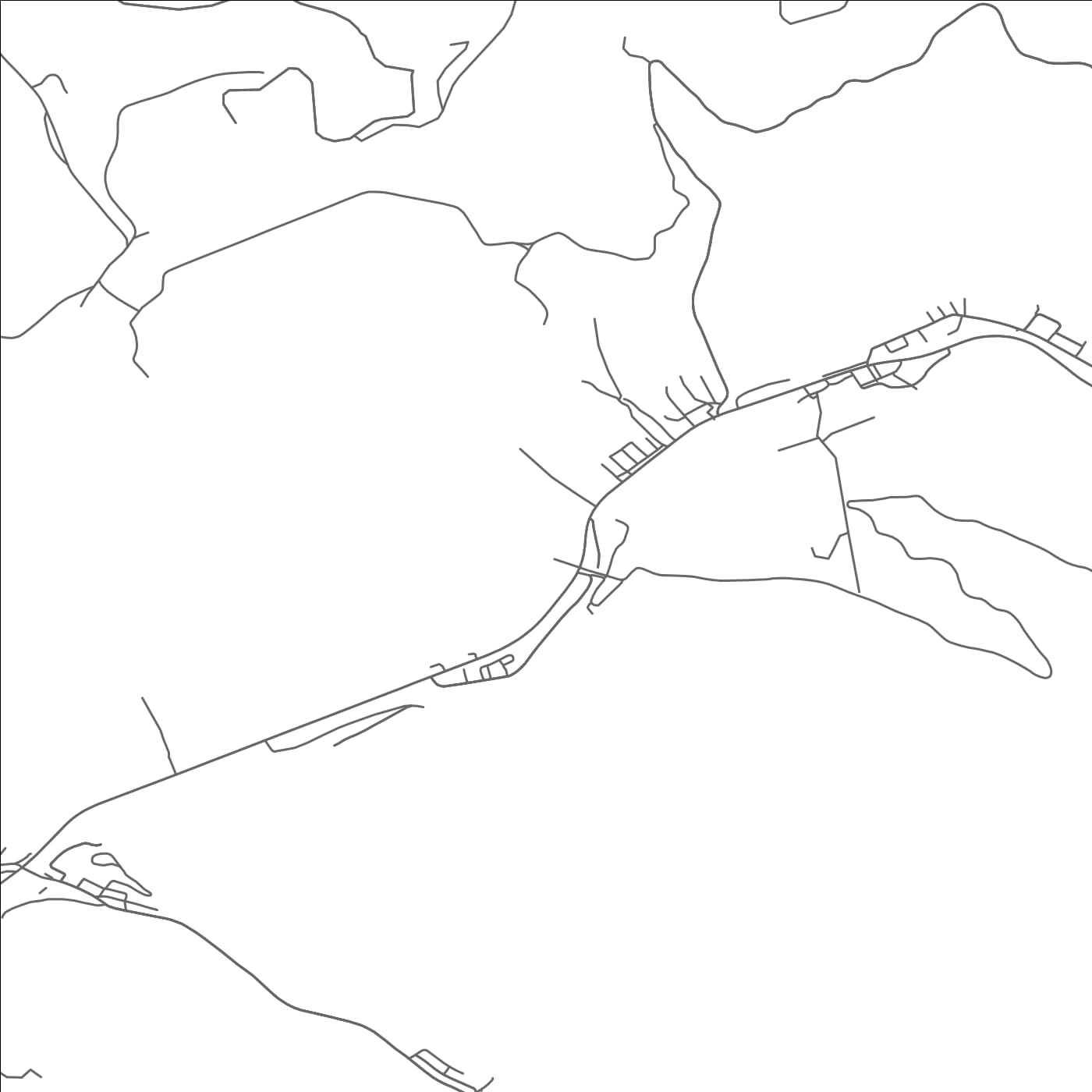 ROAD MAP OF AMHERSTDALE, WEST VIRGINIA BY MAPBAKES