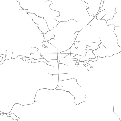 ROAD MAP OF ATHENS, WEST VIRGINIA BY MAPBAKES