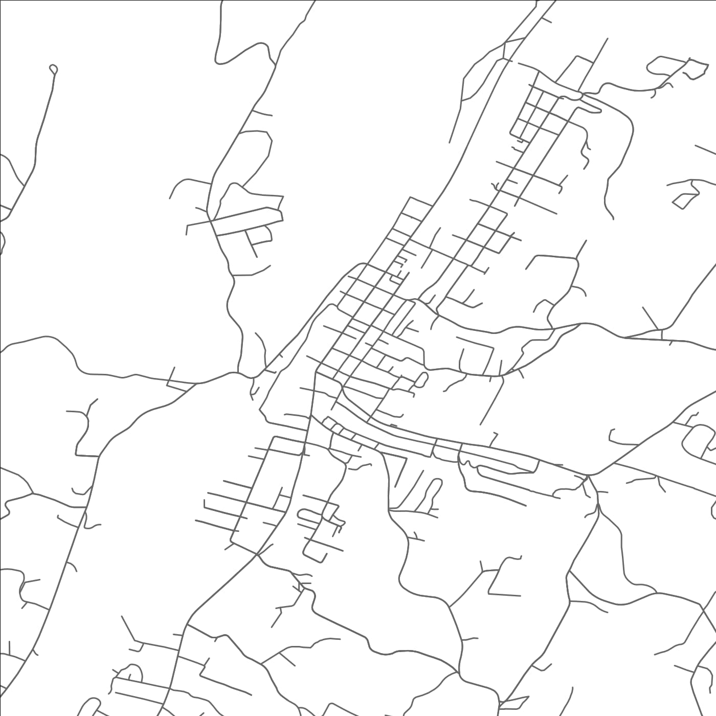 ROAD MAP OF BATH, WEST VIRGINIA BY MAPBAKES