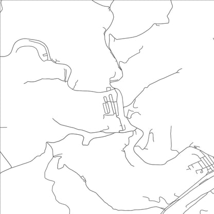 ROAD MAP OF BAXTER, WEST VIRGINIA BY MAPBAKES