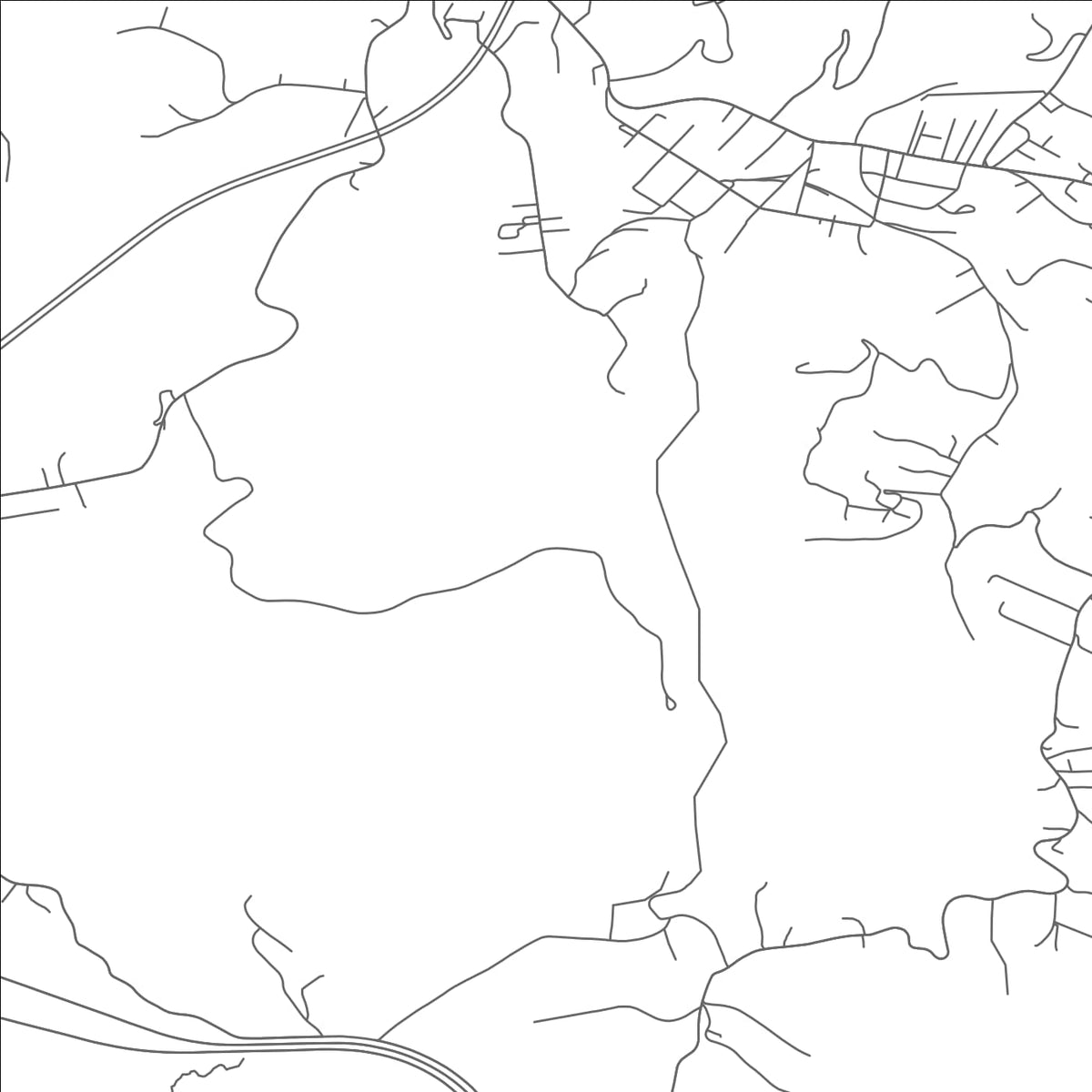 ROAD MAP OF BEAVER, WEST VIRGINIA BY MAPBAKES