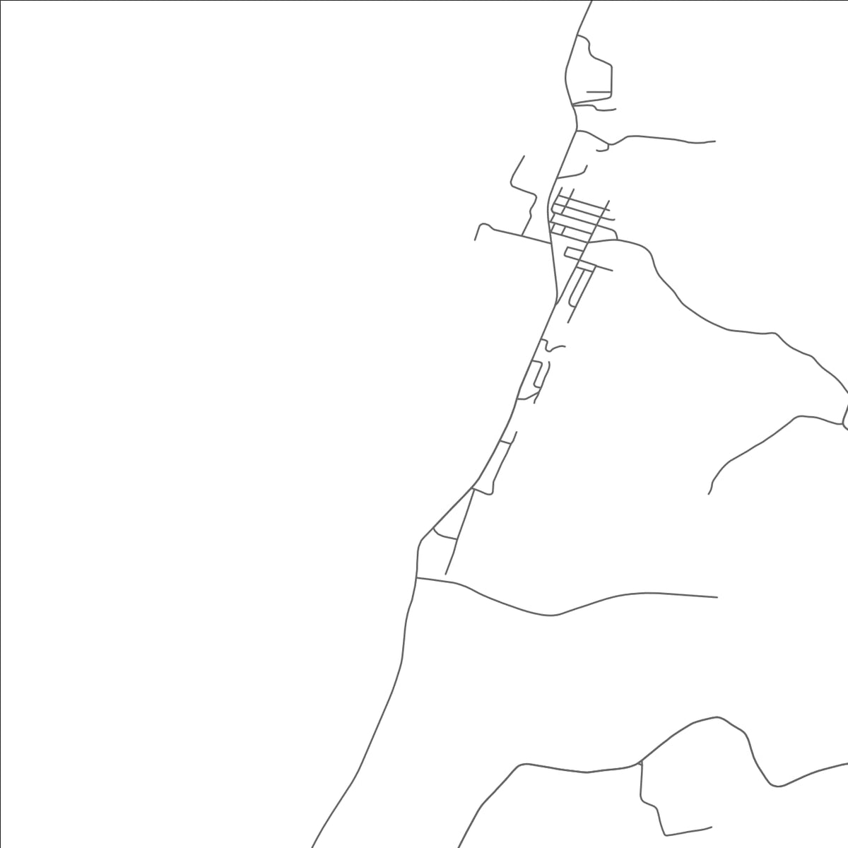 ROAD MAP OF BEECH BOTTOM, WEST VIRGINIA BY MAPBAKES