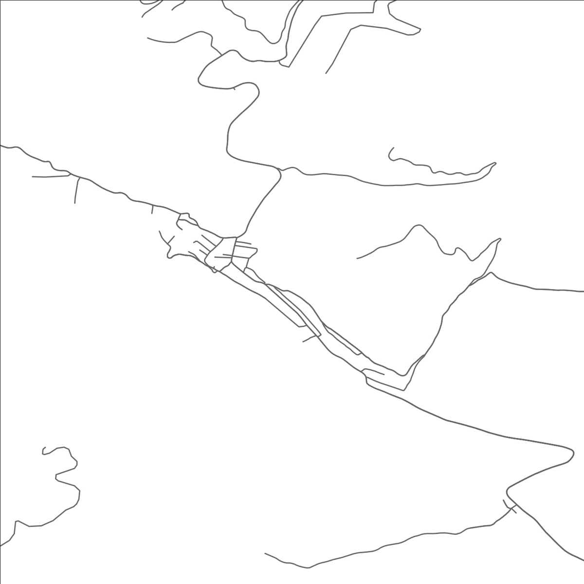 ROAD MAP OF BERWIND, WEST VIRGINIA BY MAPBAKES