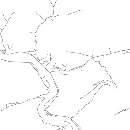 ROAD MAP OF BIG CREEK, WEST VIRGINIA BY MAPBAKES