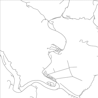 ROAD MAP OF BIG SANDY, WEST VIRGINIA BY MAPBAKES