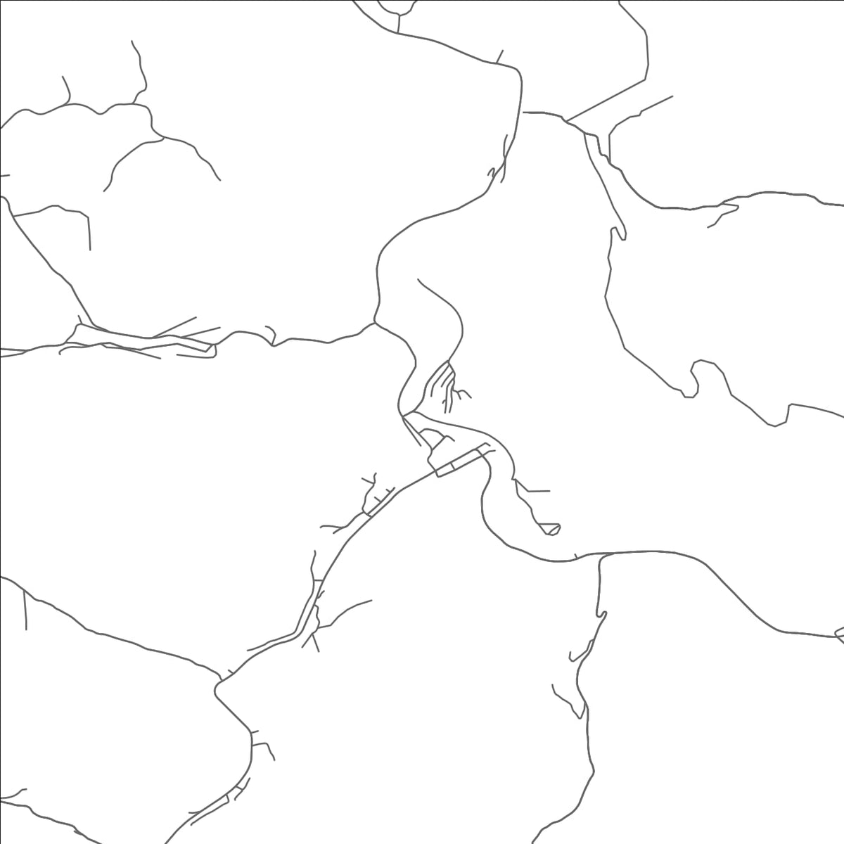 ROAD MAP OF BRADSHAW, WEST VIRGINIA BY MAPBAKES