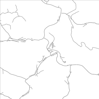 ROAD MAP OF BRADSHAW, WEST VIRGINIA BY MAPBAKES
