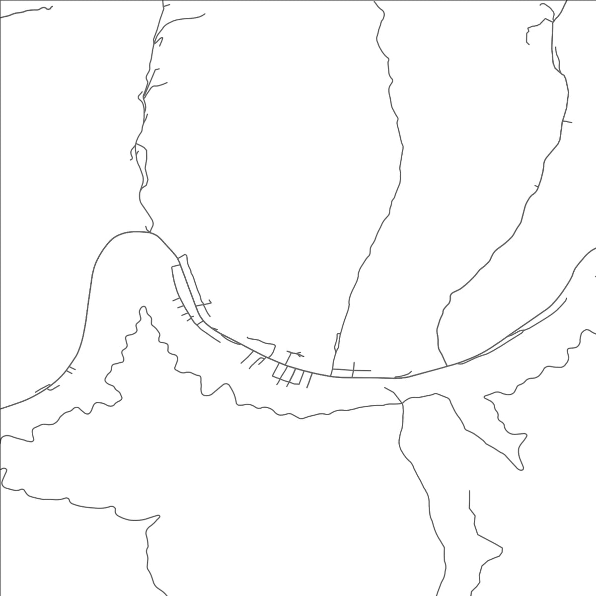 ROAD MAP OF BRENTON, WEST VIRGINIA BY MAPBAKES