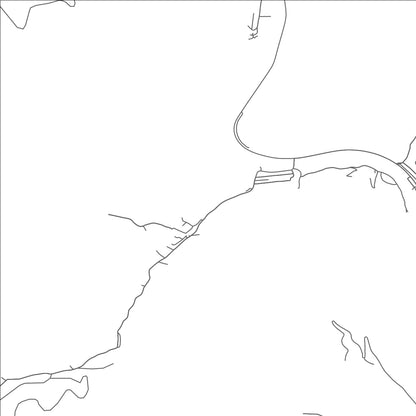 ROAD MAP OF BRUNO, WEST VIRGINIA BY MAPBAKES