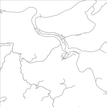 ROAD MAP OF BUD, WEST VIRGINIA BY MAPBAKES