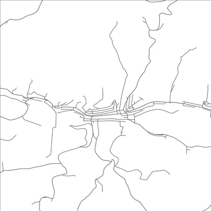 ROAD MAP OF CAMERON, WEST VIRGINIA BY MAPBAKES