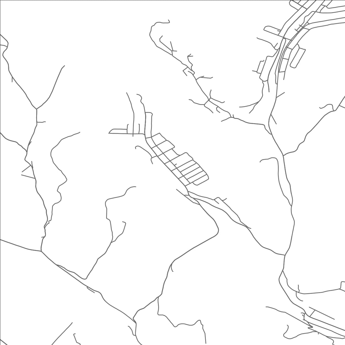 ROAD MAP OF CAROLINA, WEST VIRGINIA BY MAPBAKES