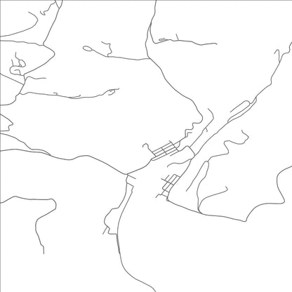 ROAD MAP OF CASS, WEST VIRGINIA BY MAPBAKES