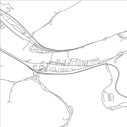 ROAD MAP OF CHELYAN, WEST VIRGINIA BY MAPBAKES