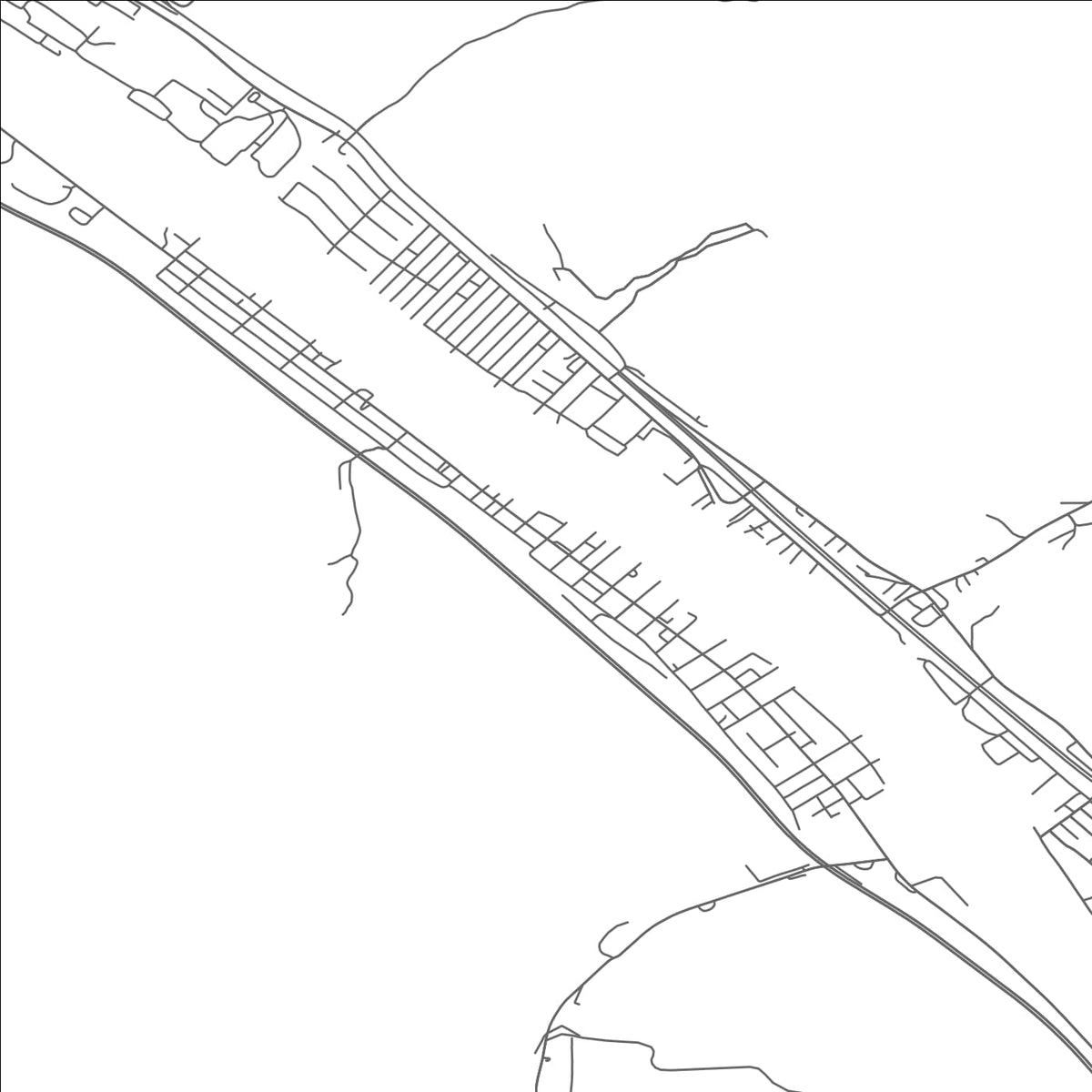 ROAD MAP OF CHESAPEAKE, WEST VIRGINIA BY MAPBAKES